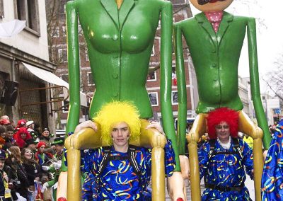 Tragefiguren Koelner Rosenmontag Gestalteratelier